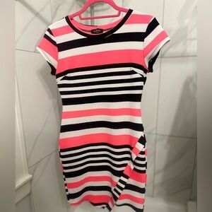 *Eclipse Striped Short Dress - Size Medium*